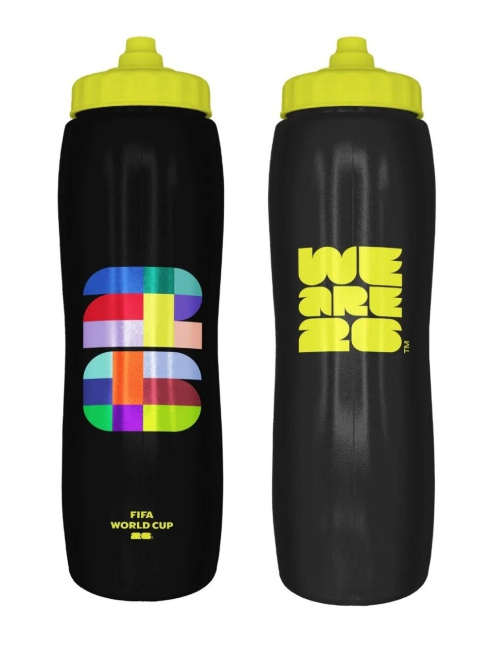 FUFA WORLD CUP 2026 SQUEEZE WATER BOTTLE COLOR BLACK